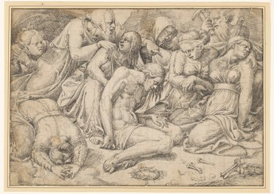 The Lamentation of Christ by Jan Cornelisz Vermeyen