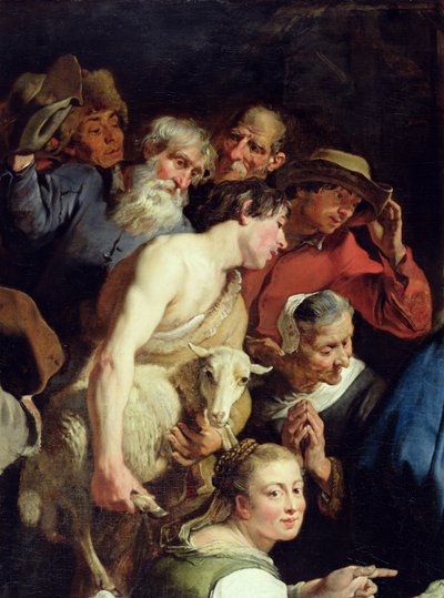 The Adoration of the Shepherds (detail) by Jan Cossiers
