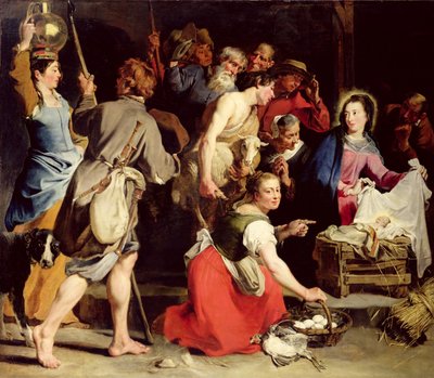 The Adoration of the Shepherds by Jan Cossiers