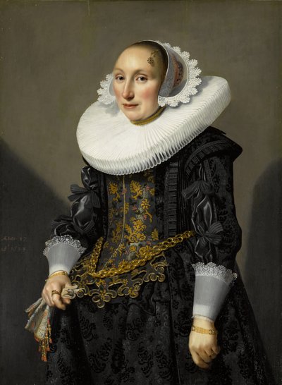 Portrait of Adriana van der Aam by Jan Damen Cool