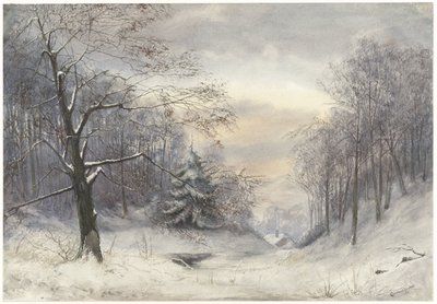 Winter Landscape by Jan Daniël Cornelis Carel Willem baron de Constant Rebecque