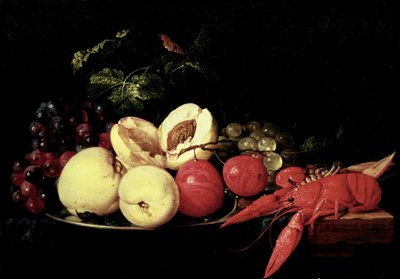Still Life of Fruit with a Lobster by Jan Davidsz de Heem