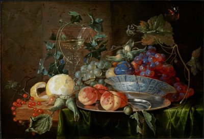 Still life with fruit and a glass à la façon de Venise, ca 1652 by Jan Davidsz de Heem