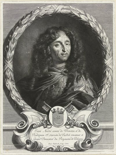 Portrait of the poet Jan Andrzej Morsztyn by Jan Edelinck