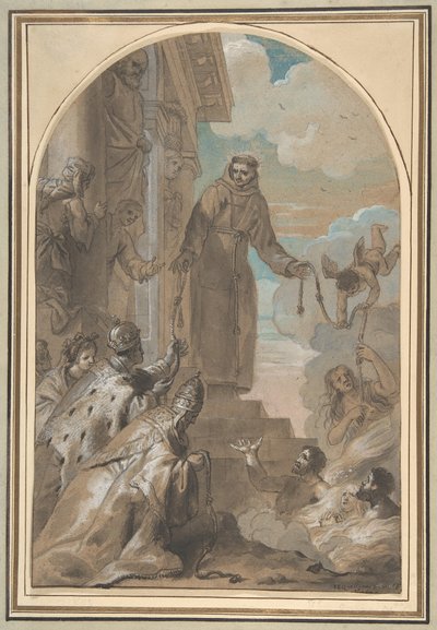 The Distribution of the Franciscan Cords by Jan Erasmus Quellinus
