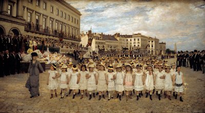 The Parade of the Schools in 1878 by Jan Frans Verhas