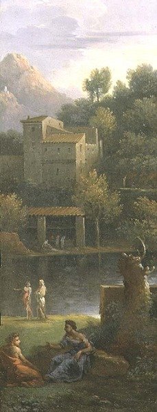Figures in a Classical Landscape by Jan Frans van Bloemen