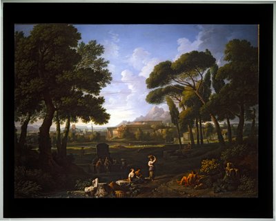 Landscape Fantasy View of Rome by Jan Frans van (1662 1749) Bloemen