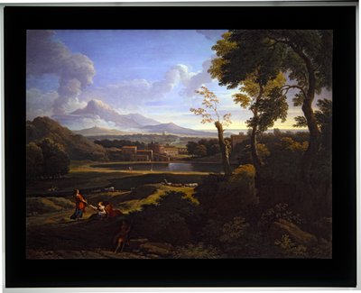 Two Landscapes by Jan Frans van (1662 1749) Bloemen