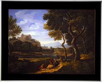 Two Landscapes by Jan Frans van (1662 1749) Bloemen