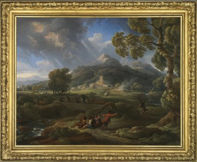 Hurricane in the Roman Countryside by Jan Frans van Bloemen