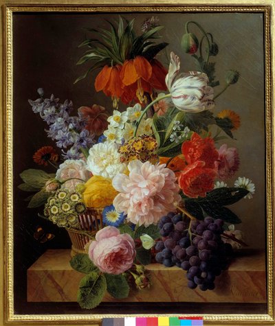 Flowers and Fruit by Jan Frans van Dael