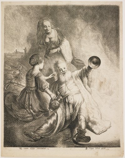 Lot and His Daughters, 1631 by Jan Georg van Vliet