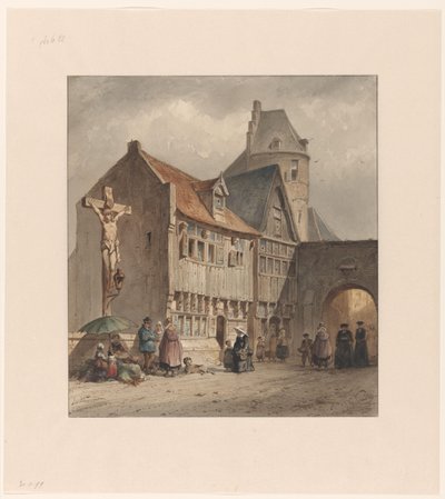 Street in Antwerp by Jan Gerard Smits