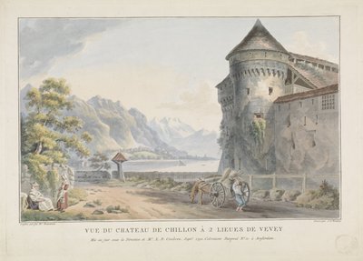 View of the Castle of Chillon by Jan Gerard Waldorp