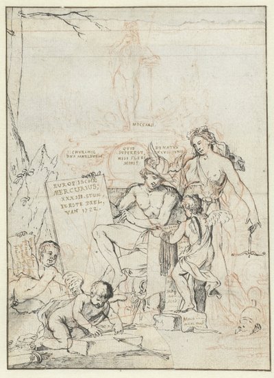 Design for Title Page for the Europische Mercurius by Jan Goeree