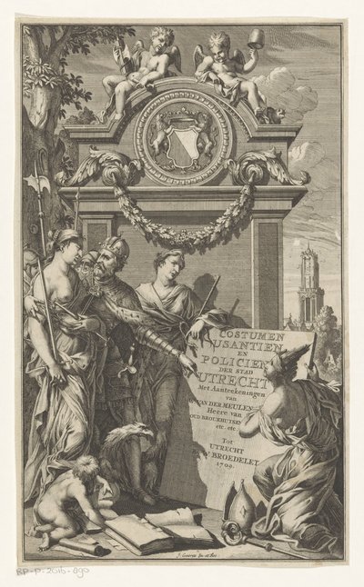 Justice Teaches the Laws of Utrecht by Jan Goeree