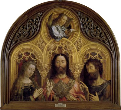 Christ between the Virgin Mary and Saint John the Baptist by Jan Gossaert
