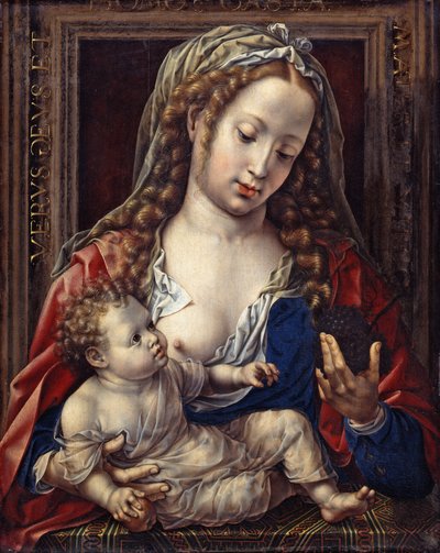 Mary with the Christ-child by Jan Gossaert
