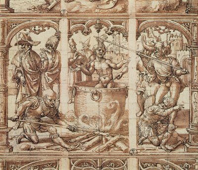 Martyrdom of Saint John the Evangelist by Jan Gossaert