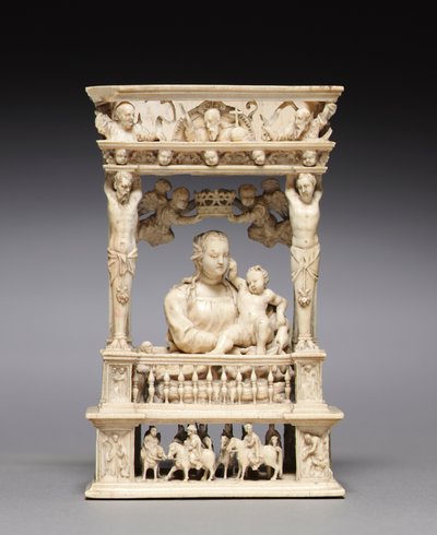 Virgin and Child in an Architectural Frame by Jan Gossaert