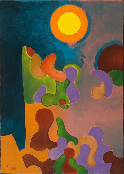 Grandma Telling Stories in the Twilight by Jan Groneberg