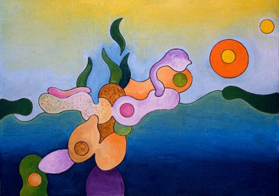 Organisms deciding to abandon the Ocean, 2007 by Jan Groneberg