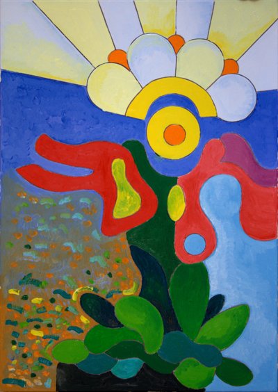 Suddenly the world has turned into one sparkling diamond, 2009 by Jan Groneberg