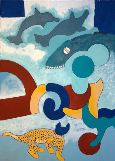 The Leopard Has a Blue Head by Jan Groneberg