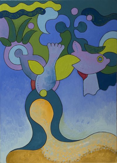 The Little Mermaid in Polluted Waters by Jan Groneberg