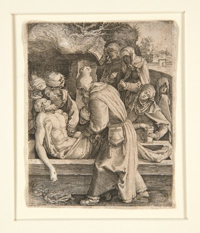 Entombment, from The Passion by Jan Harmensz. Muller