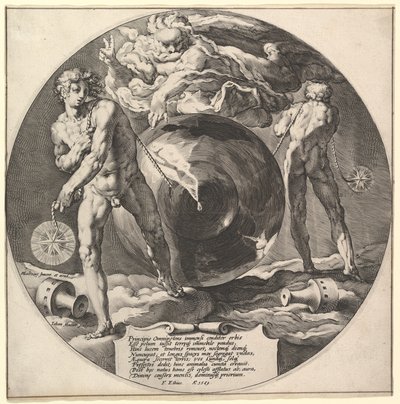 God Creating Heaven and Earth, from The Creation of the World by Jan Harmensz Muller