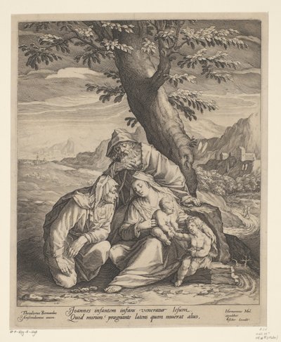 Holy Family with Elizabeth and John the Baptist by Jan Harmensz. Muller