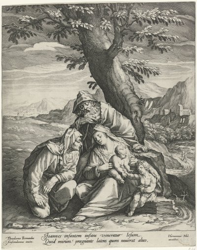 Holy Family with Elizabeth and John the Baptist by Jan Harmensz. Muller