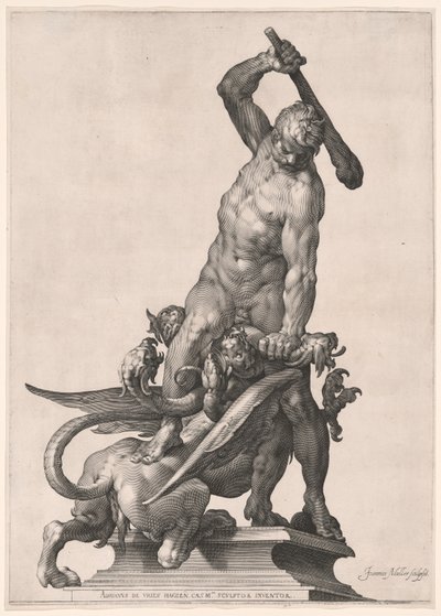 Hercules Slaying the Hydra by Jan Harmensz. Muller