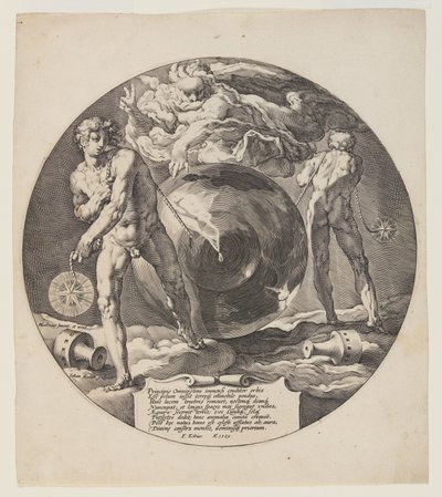 Title Page, plate 1, from Creation of the World by Jan Harmensz. Muller
