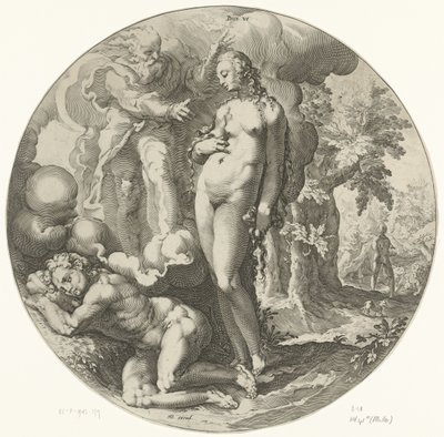 Sixth Day of Creation: Creation of Man by Jan Harmensz. Muller
