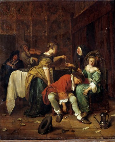 The Bad Company by Jan Havicksz. Steen