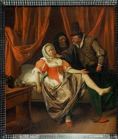 The Ribald Girl by Jan Havicksz. Steen