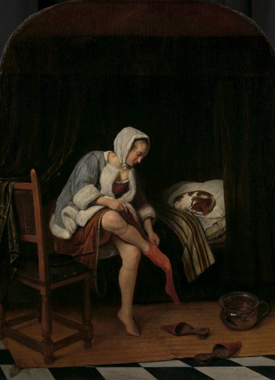 Woman at Her Toilet by Jan Havicksz. Steen