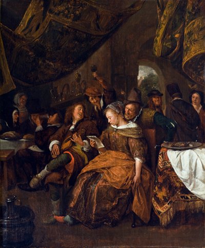 Merry Company by Jan Havickszoon Steen