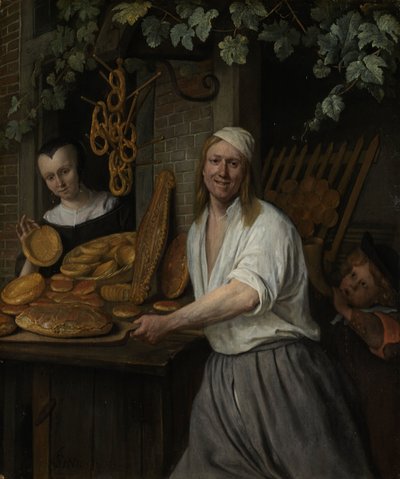 The Baker Arent Oostwaard and His Wife Catherina Keizerswaard, 1658 by Jan Havickszoon Steen