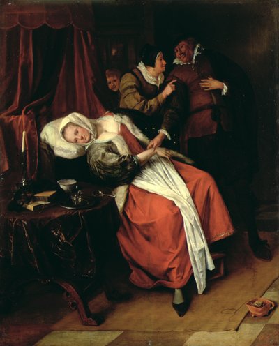 The Patient and the Doctor by Jan Havickszoon Steen
