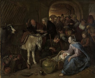 The Adoration of the Shepherds by Jan Havickszoon Steen