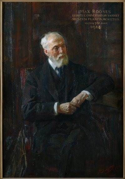 Portrait of Max Rooses by Jan Hendrik Luyten