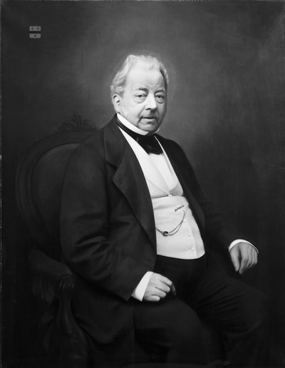 Portrait of Archibald Jan van de Poll (1800-1870) by Jan Hendrik Maschaupt