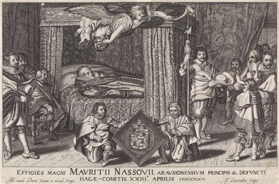 Parade Bed of Prince Maurice, 1625 by Jan Hendriksz. Verstraelen