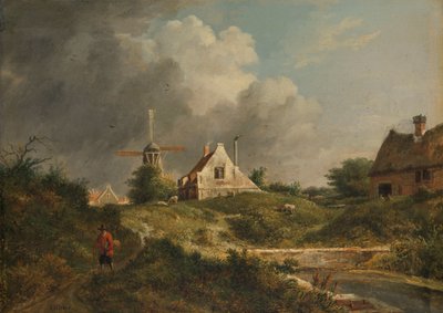 View of the Dilapidated Wall in Amsterdam between the Muiderpoort and the Weesperpoort by Jan Hulswit