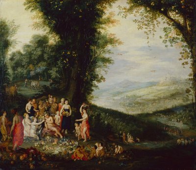 The Triumph of Bacchus by Jan II and Balen Jan van Brueghel