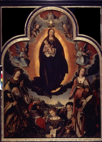 The Glorification of the Virgin by Jan II Provost